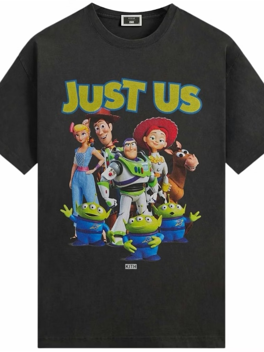 Kith x Disney "Just Us" Toy Story Graphic Tee - Black